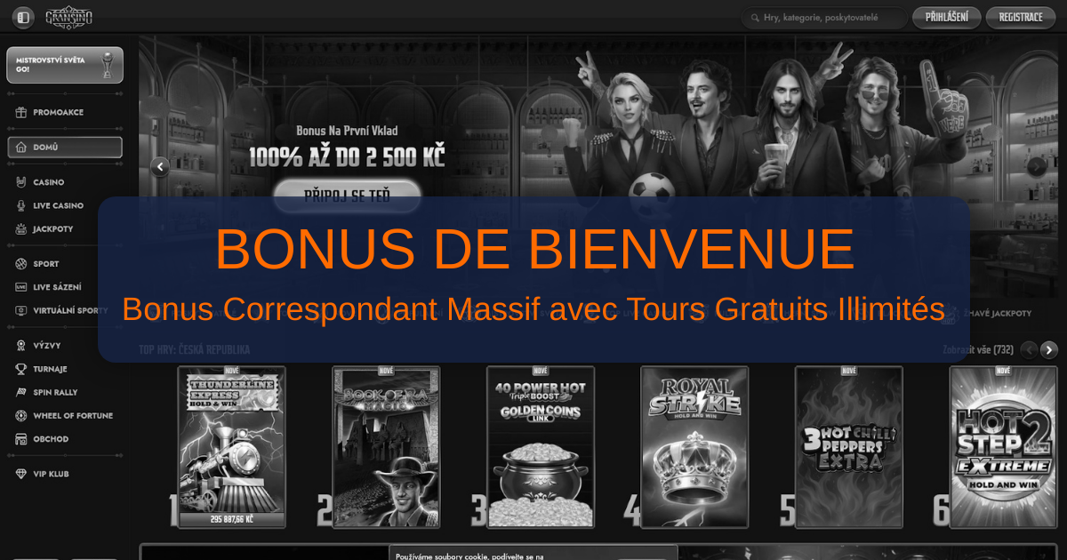 Bienvenue chez Gransino Casino